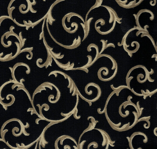 Tremblay Black Shower Curtain