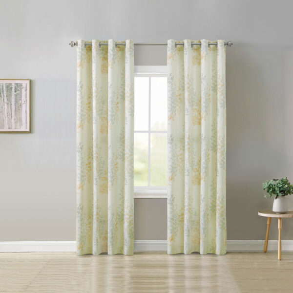 Lana Faux Linen Slub Grommet panel - Habitat