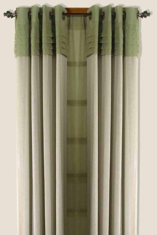 Geneva Semi Sheer Grommet Curtain Panel