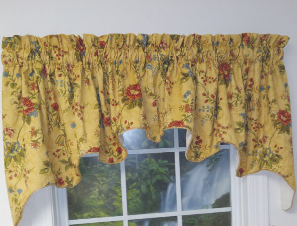 Duchess Valance - Club House Vine Gold- CLEARANCE