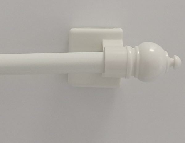Petite Decorative Magnetic Curtain Rod 16" - 28"