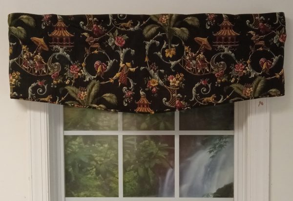 Mandarin Rose Shaped Valance Valance