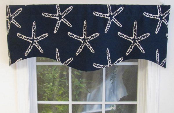 STARFISH NAVY M VALANCE CLOSE OUT