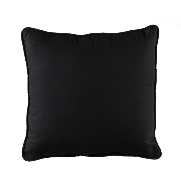 Square Pillow - Black - Babord Blue by Thomasville