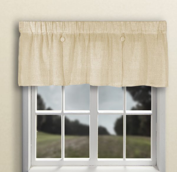 Shannon Pleated Button Valance