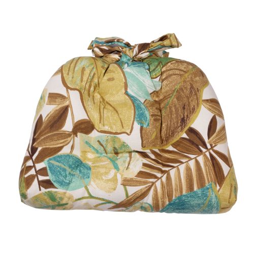 Set of 4 Chairpads  in Main Floral Print - Brunswick by Thomasville