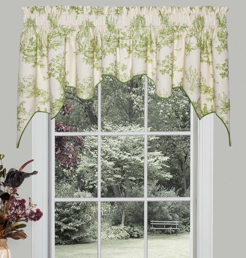 Empress Swag - Bouvier Green Toile by Thomasville